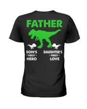 T-SHIRT - DINOSAUR - SON'S FIRST HERO Ladies T-Shirt tile
