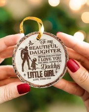 Christmas - To My Daughter - Today Is A good Day Circle ornament - single (porcelain) aos-circle-ornament-single-porcelain-lifestyles-08