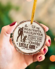 Christmas - To My Daughter - Today Is A good Day Circle ornament - single (porcelain) aos-circle-ornament-single-porcelain-lifestyles-09