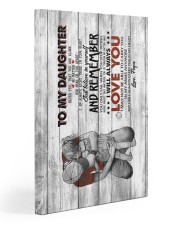 To My Daughter - Never Feel That You Are Alone 20x30 Gallery Wrapped Canvas Prints front
