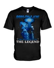 SON-IN-LAW - GOD - THE MAN THE MYTH THE LEGEND V-Neck T-Shirt thumbnail