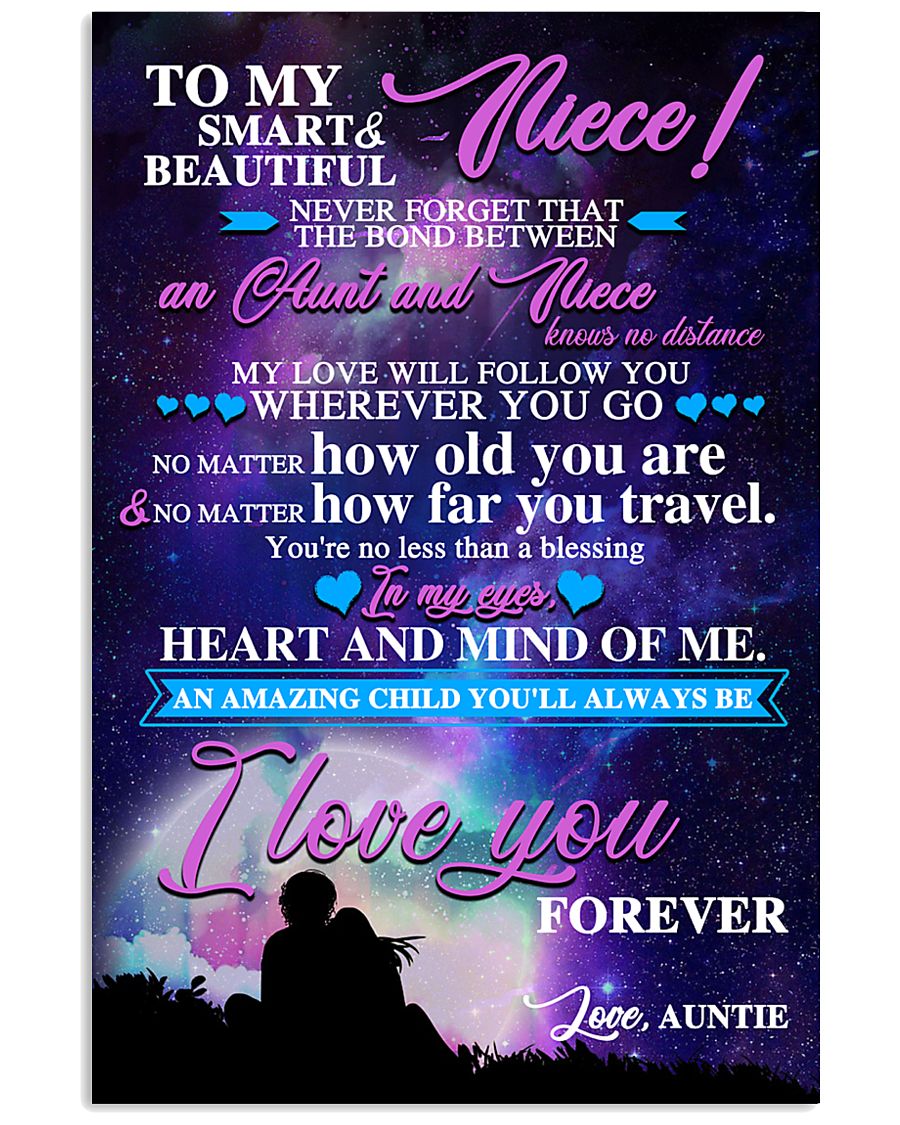 AUNT TO NIECE 16x24 Poster