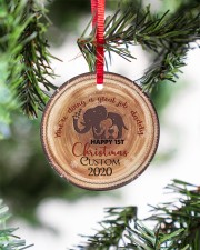 Christmas - You're Doing A great Job - Baby Circle ornament - single (porcelain) aos-circle-ornament-single-porcelain-lifestyles-07