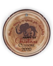 Christmas - You're Doing A great Job - Baby Circle Ornament (Wood tile