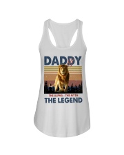 T-SHIRT - TO MY DAD - VINTAGE - LION Ladies Flowy Tank tile