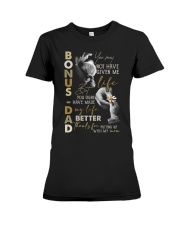 T-SHIRT - TO MY BONUS DAD - THANK YOU Premium Fit Ladies Tee tile