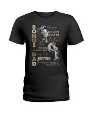 T-SHIRT - TO MY BONUS DAD - THANK YOU Ladies T-Shirt tile
