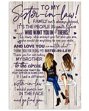 TO MY SISTER-IN-LAW - GIRLS - THANK YOU 11x17 Poster front