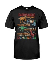 DADDYSAURUS - DINOSAUR Classic T-Shirt front