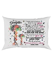 MOM TO DAUGHTER Rectangular Pillowcase back