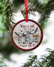 To My Angel Dad - Circle Ornament Circle ornament - single (porcelain) aos-circle-ornament-single-porcelain-lifestyles-07