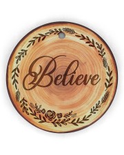 Christmas - Hope Love Blessed - Quote Set Circle Ornament (Wood tile