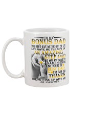DAUGHTER TO BONUS DAD Mug back