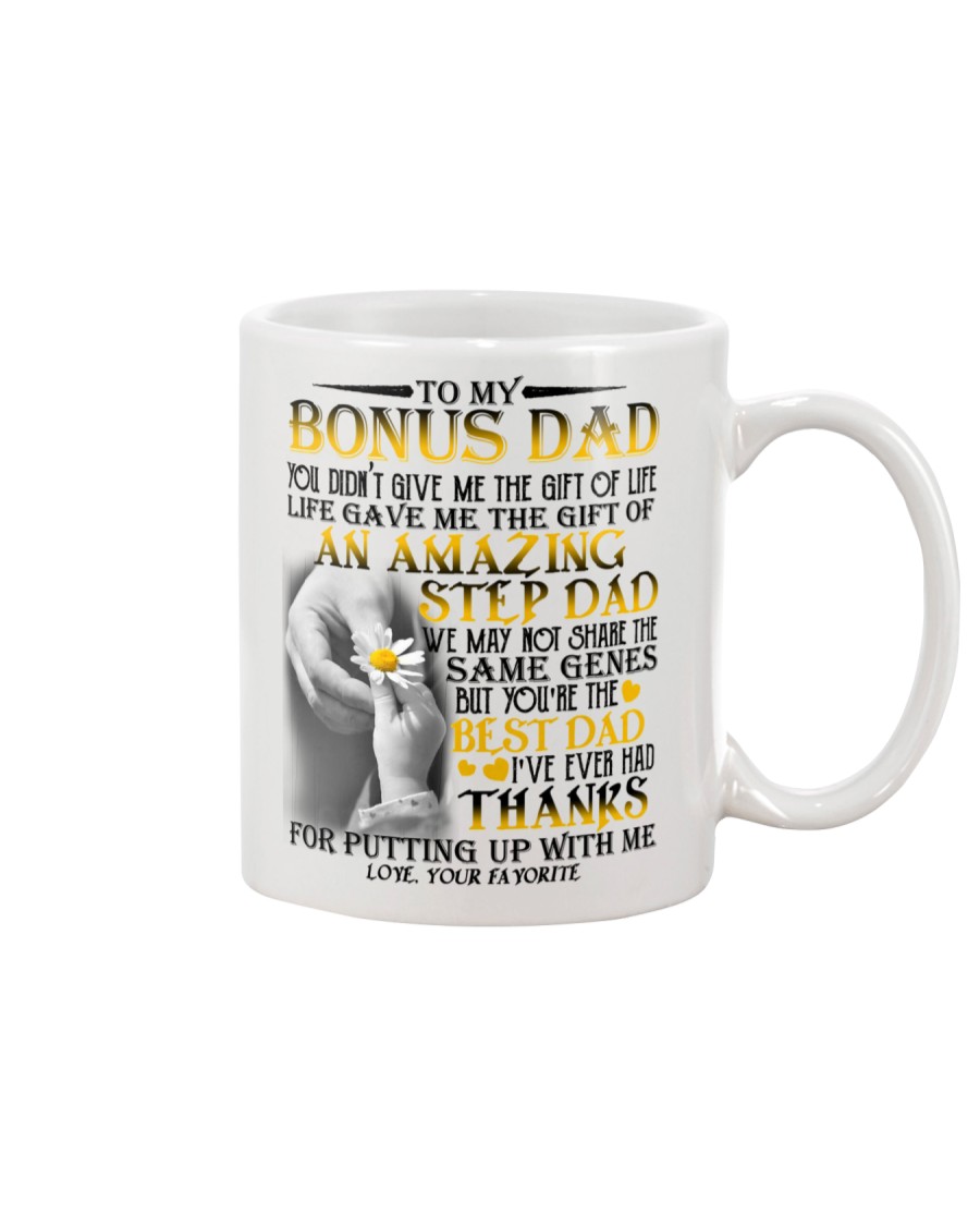DAUGHTER TO BONUS DAD Mug