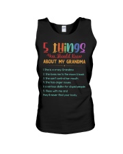 To Grandchild - 5 Things You Should Know About Unisex Tank tile