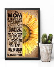 TO MY MOM - SUNFLOWER - YOU ARE THE WORLD 16x24 Poster lifestyle-poster-8
