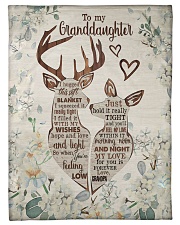 Grandpa to Granddaughter - My Love For You Small Fleece Blanket - 30" x 40" front