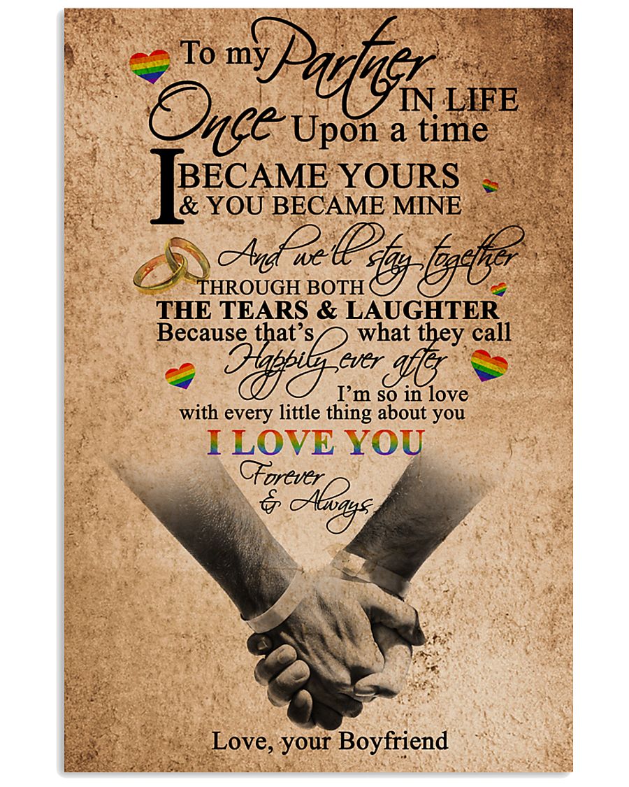 TO MY PARTNER IN LIFE 16x24 Poster