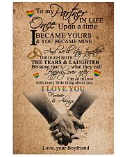 TO MY PARTNER IN LIFE 16x24 Poster front