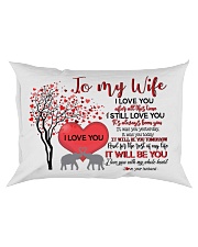 TO MY WIFE - LOVE TREE - I LOVE YOU Rectangular Pillowcase front