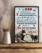 TO MY DAD - WOLF - IF I COULD YOU GIVE YOU 16x24 Poster lifestyle-poster-3