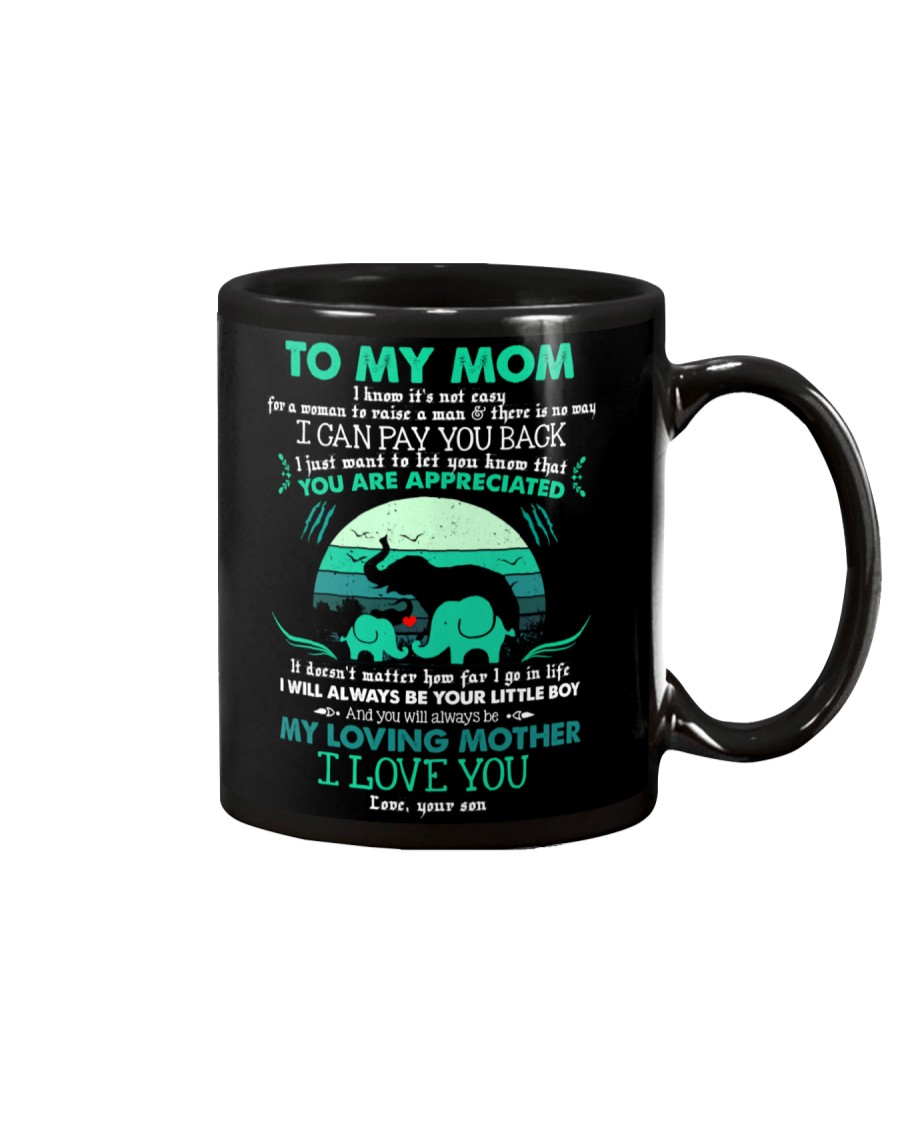 MUG - TO MY MOM - ELEPHANT - YOU ARE APPRECIATED Mug