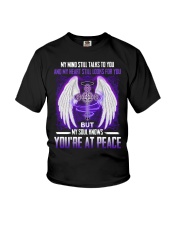 T-SHIRT - ANGEL IN HEAVEN - GOD - YOU'RE AT PEACE Youth T-Shirt tile
