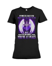 T-SHIRT - ANGEL IN HEAVEN - GOD - YOU'RE AT PEACE Premium Fit Ladies Tee tile