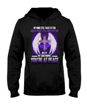 T-SHIRT - ANGEL IN HEAVEN - GOD - YOU'RE AT PEACE Hooded Sweatshirt tile