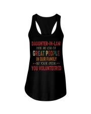 DAUGHTER-IN-LAW - VINTAGE - YOU VOLUNTEERED Ladies Flowy Tank tile