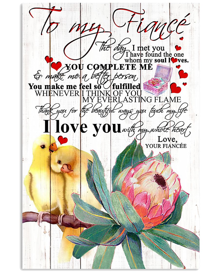 TO MY FIANCEE 16x24 Poster