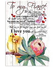 TO MY FIANCEE 16x24 Poster front