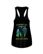 Grandma's girl- I used to be her angel now she's mine Ladies Flowy Tank tile