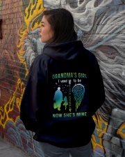 Grandma's girl- I used to be her angel now she's mine Hooded Sweatshirt lifestyle-unisex-hoodie-back-1