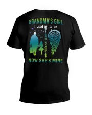 Grandma's girl- I used to be her angel now she's mine V-Neck T-Shirt tile