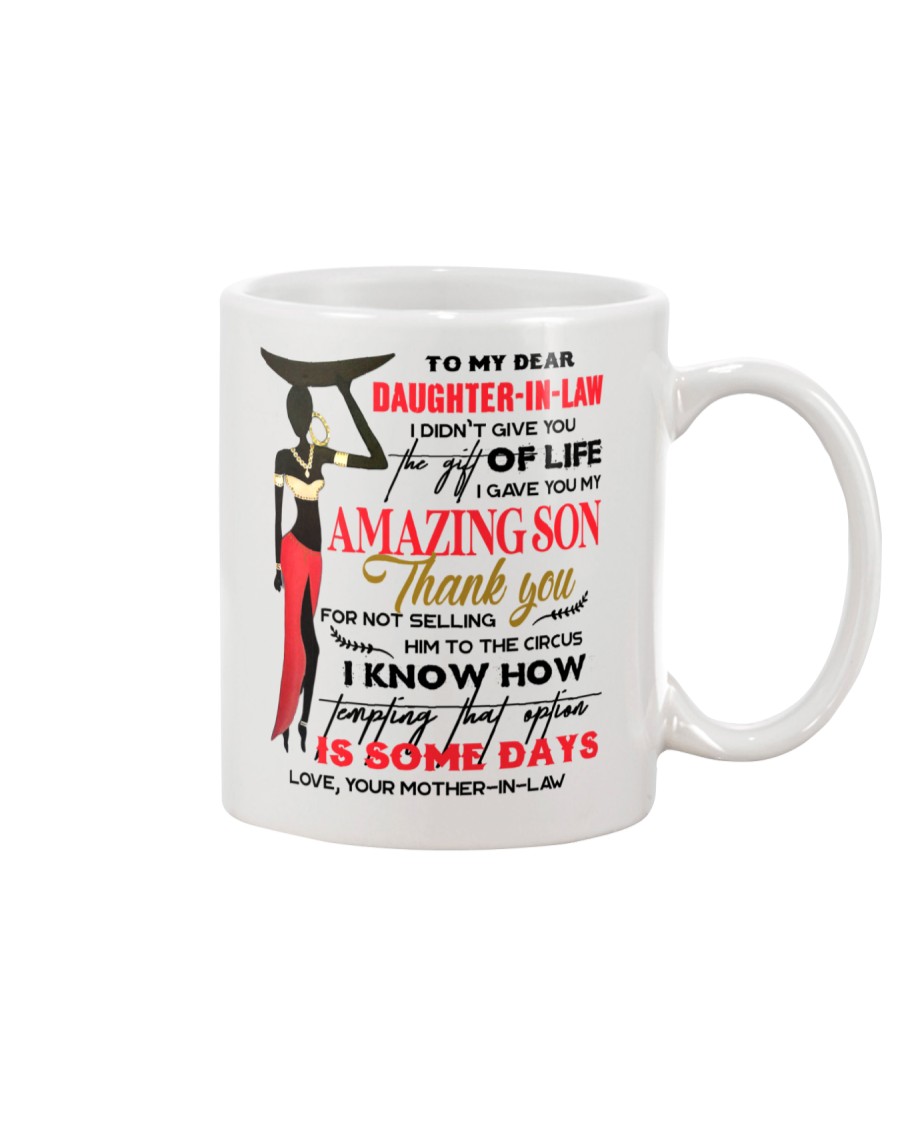 TO MY DAUGHTER-IN-LAW - AFRICAN WOMAN - CIRCUS Mug