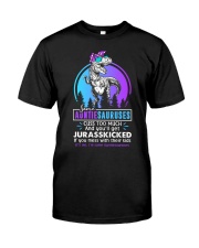 Some auntiesauruses cuss too much Classic T-Shirt front