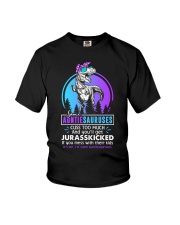 Some auntiesauruses cuss too much Youth T-Shirt thumbnail