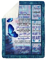 To My Mom - Fleece Blanket Sherpa Fleece Blanket tile