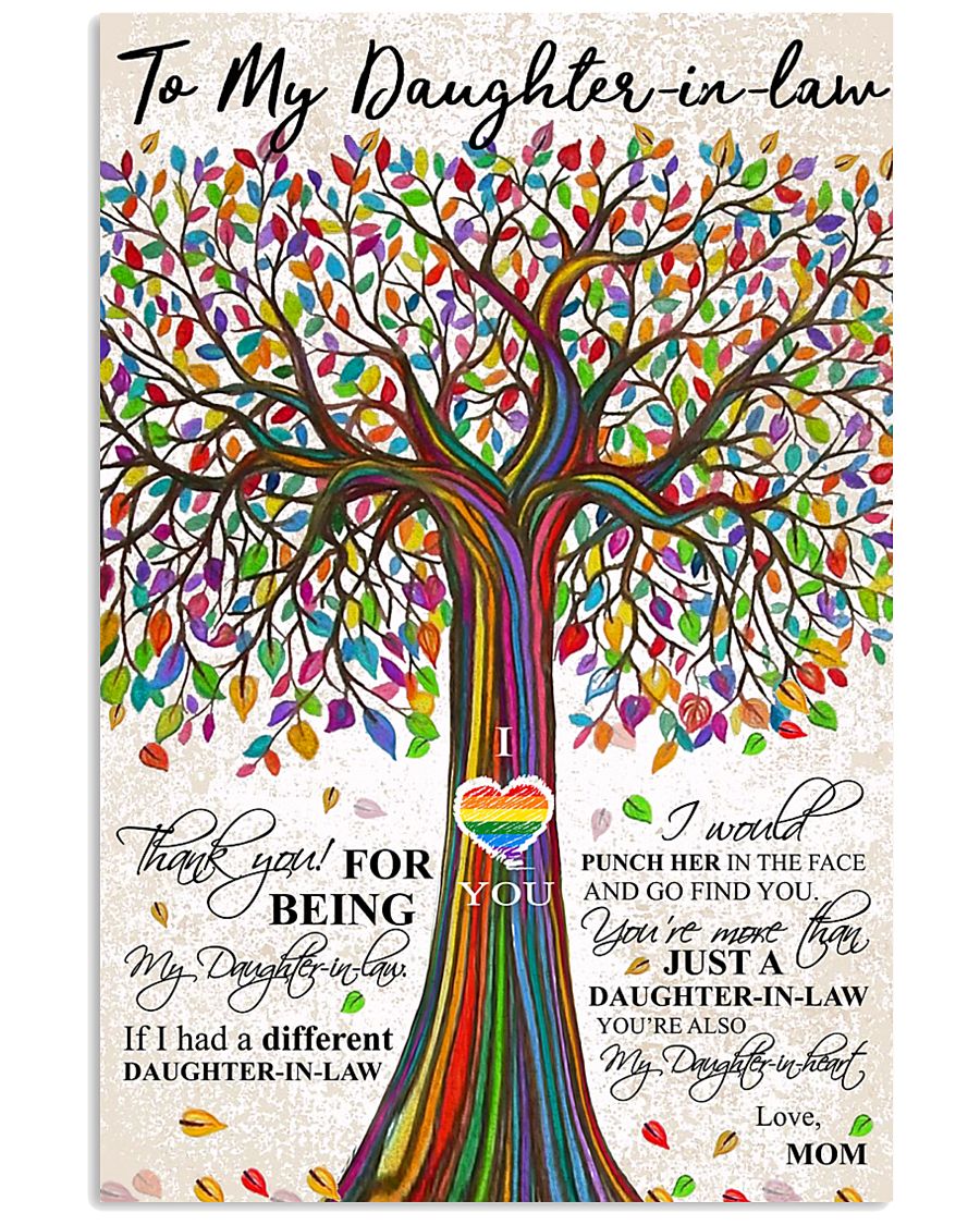 MOM TO DAUGHTER-IN-LAW 16x24 Poster