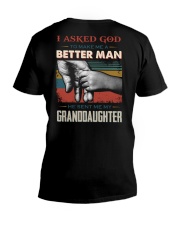 GOD - BETTER MAN - GRANDDAUGHTER V-Neck T-Shirt thumbnail