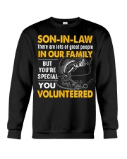 SON-IN-LAW - FISHING - VINTAGE - YOU VOLUNTEERED Crewneck Sweatshirt thumbnail