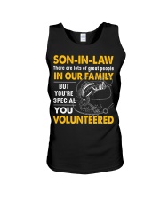 SON-IN-LAW - FISHING - VINTAGE - YOU VOLUNTEERED Unisex Tank thumbnail