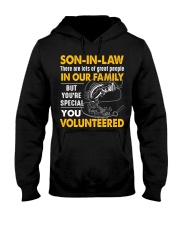 SON-IN-LAW - FISHING - VINTAGE - YOU VOLUNTEERED Hooded Sweatshirt thumbnail