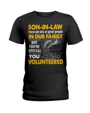 SON-IN-LAW - FISHING - VINTAGE - YOU VOLUNTEERED Ladies T-Shirt thumbnail