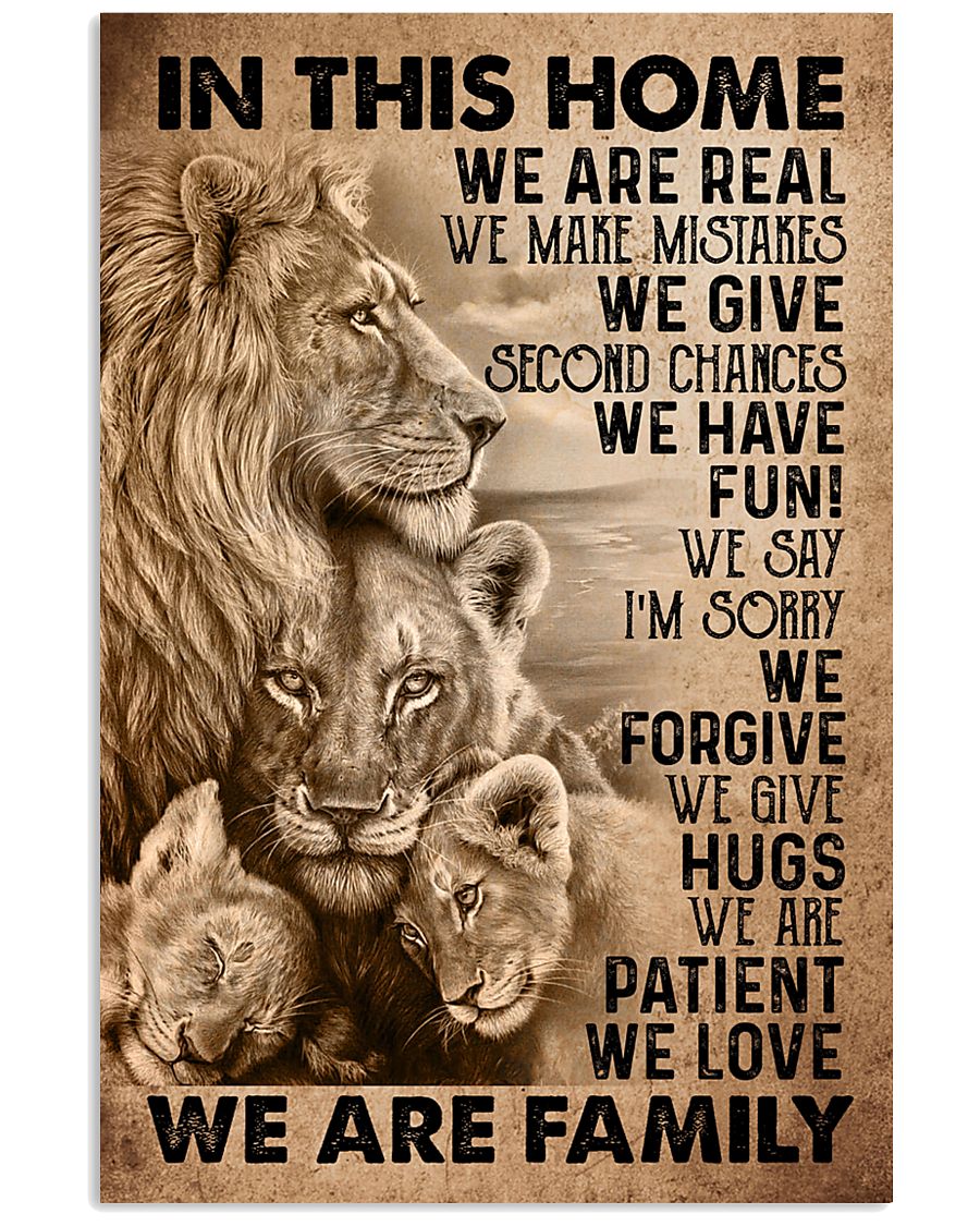 IN THIS HOME 16x24 Poster