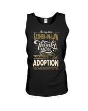 T-SHIRT - TO MY FATHER-IN-LAW - THANK YOU Unisex Tank thumbnail