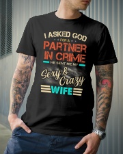 HUSBAND - T-SHIRT Classic T-Shirt lifestyle-mens-crewneck-front-6
