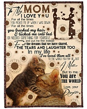 FLEECE BLANKET - TO MY MOM - CAT - IN MY LIFE Large Fleece Blanket - 60" x 80" front