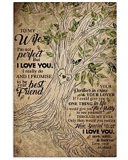 TO MY WIFE 16x24 Poster front